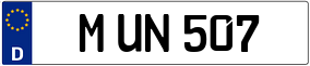 Truck License Plate